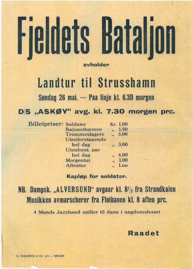 Landtursplakat fra 1929